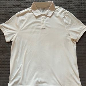J. Crew Factory - Flex Piqué Polo - Men's Medium - White